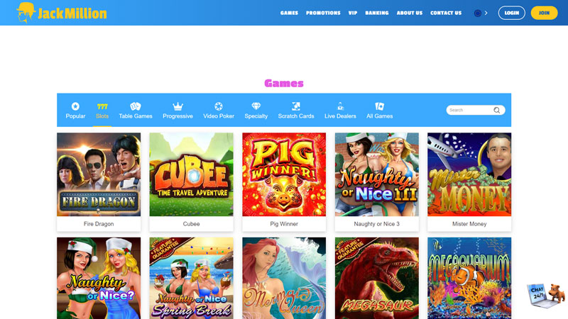 Thumbnail jackmillion slots