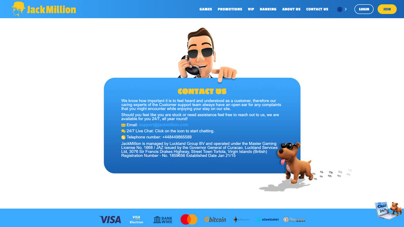 Thumbnail jackmillion support