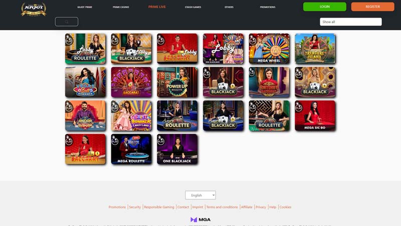 Thumbnail kajot live