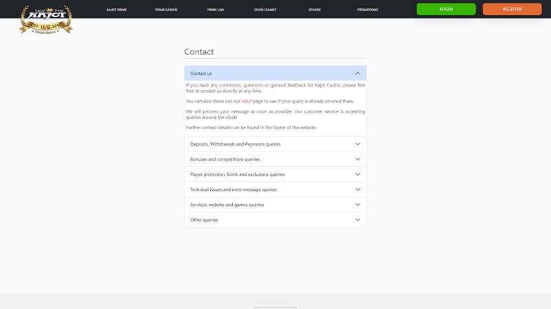 Thumbnail kajot support