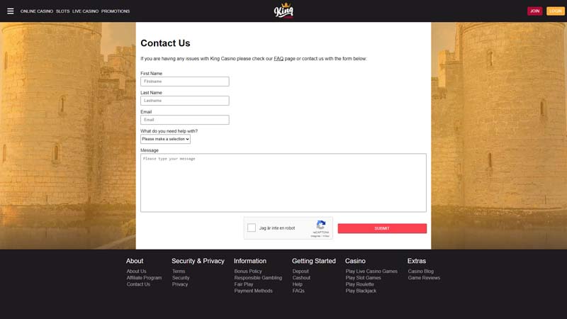 Thumbnail king-casino support
