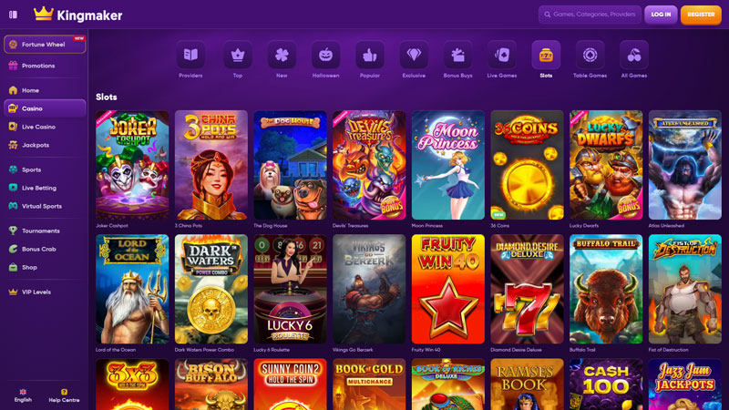 Thumbnail kingmaker slots