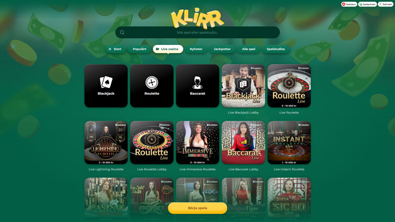 Thumbnail klirr live