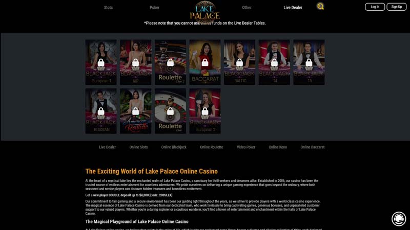 Thumbnail lake-palace-casino live