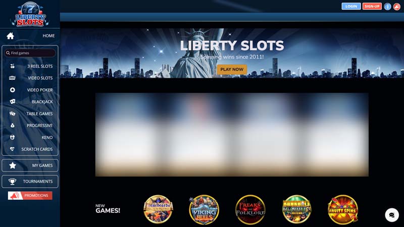 Thumbnail liberty-slots-casino lobby