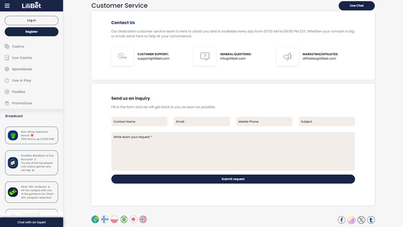 Thumbnail lilibet support