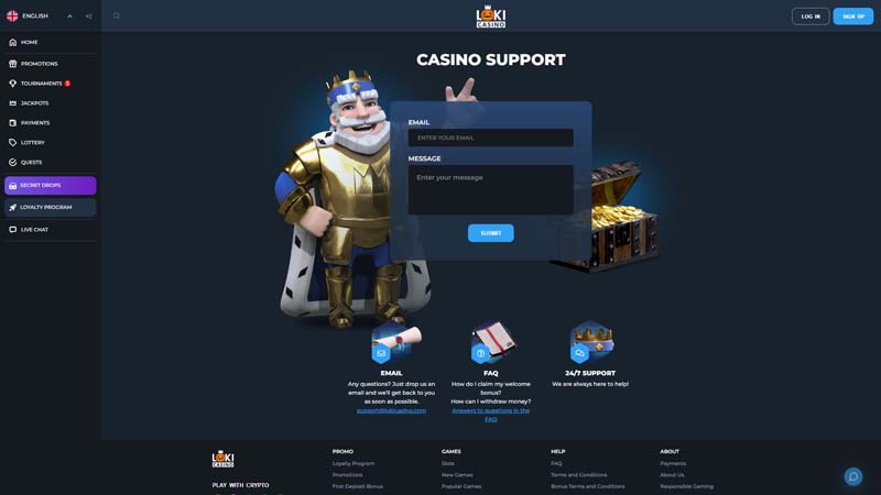Thumbnail loki-casino support