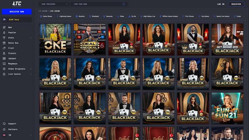 ltc-casino live screenshot