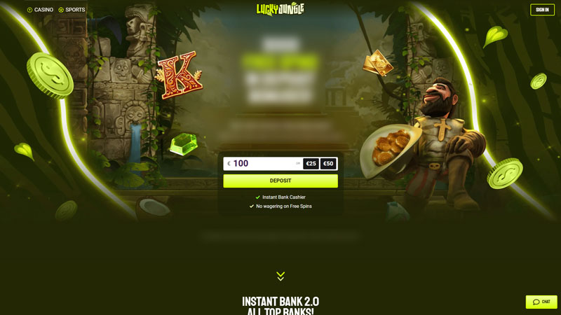 lucky-jungle lobby screenshot