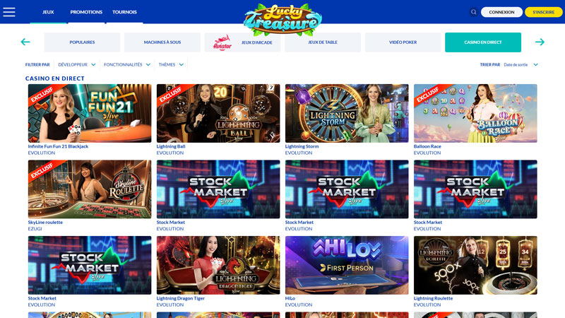 Thumbnail lucky-treasure live