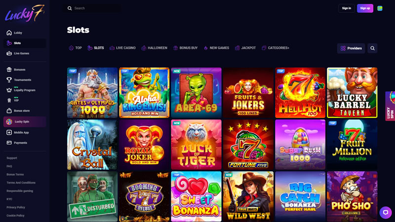 Thumbnail lucky7 slots