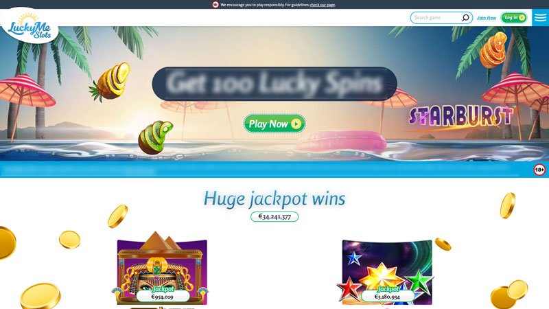 Thumbnail luckyme-slots lobby