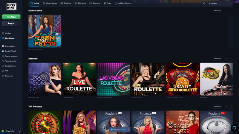 Thumbnail luckywins live