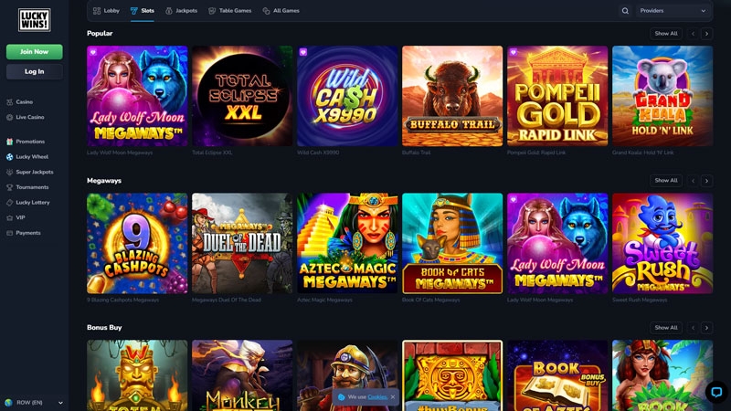 Thumbnail luckywins slots