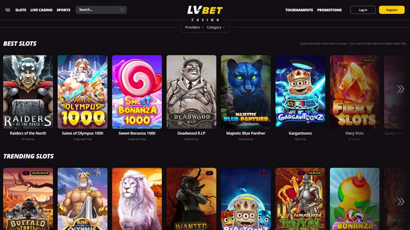 lvbet-casino slots screenshot