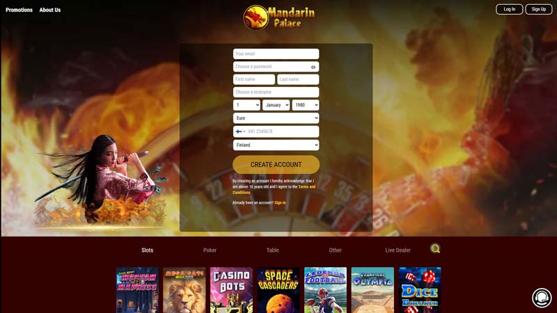 mandarin-palace-casino lobby screenshot