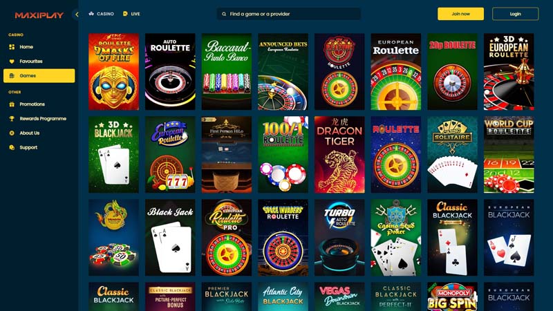 Thumbnail maxiplay-casino live