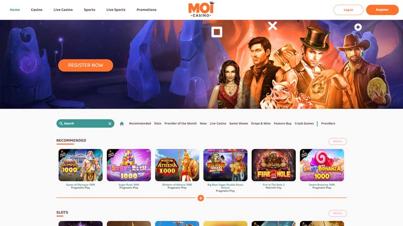 moi-casino lobby screenshot