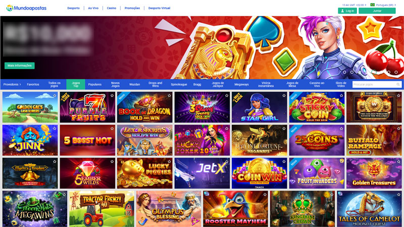 mundoapostas lobby screenshot