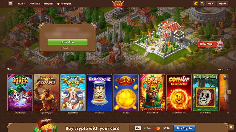 myempire lobby screenshot