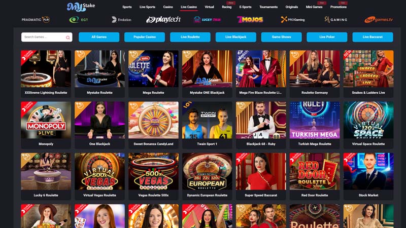 mystake live screenshot