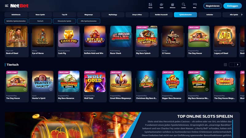 Thumbnail netbet-games slots