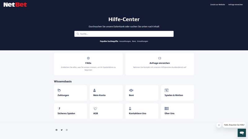Thumbnail netbet-games support