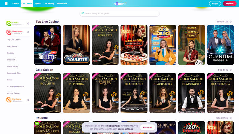 nomini live screenshot