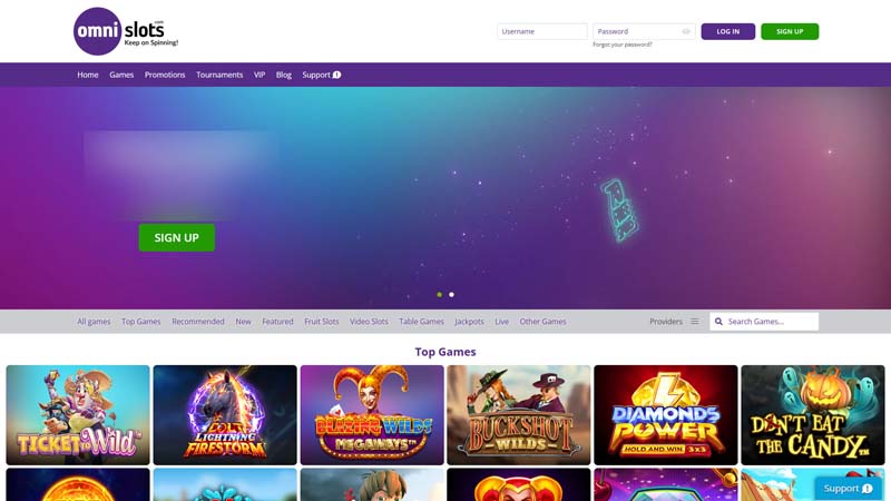 Thumbnail omni-slots-casino lobby