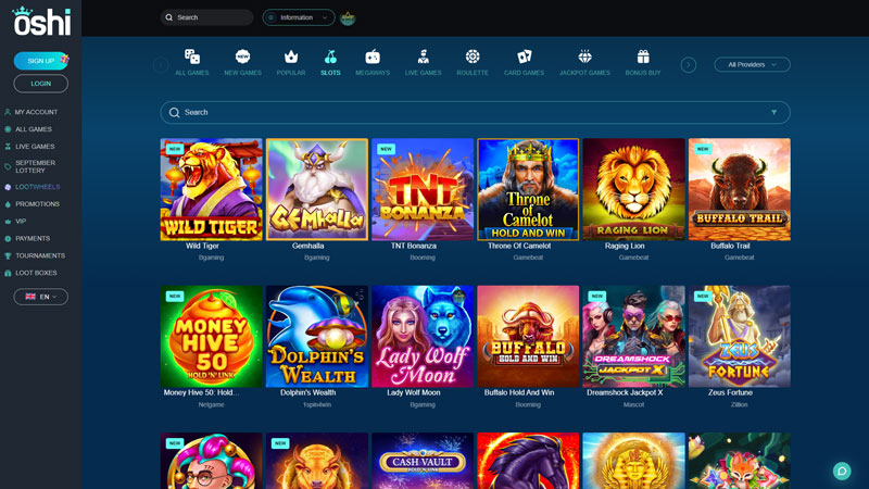 oshi slots screenshot