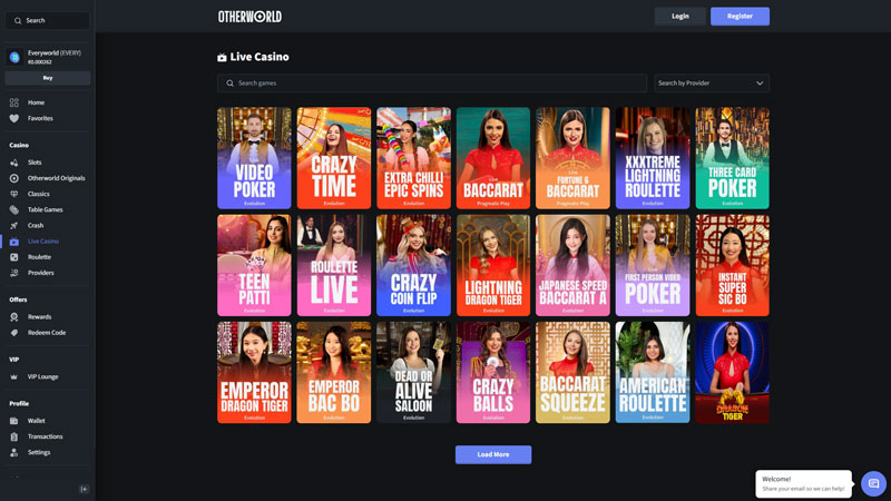 otherworld live screenshot