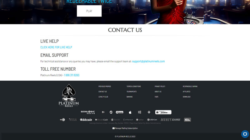 Thumbnail platinum-reels support