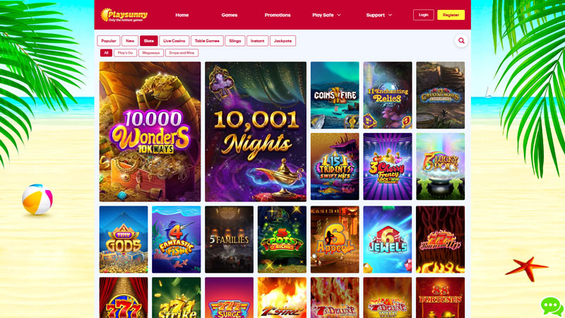 play-sunny slots screenshot