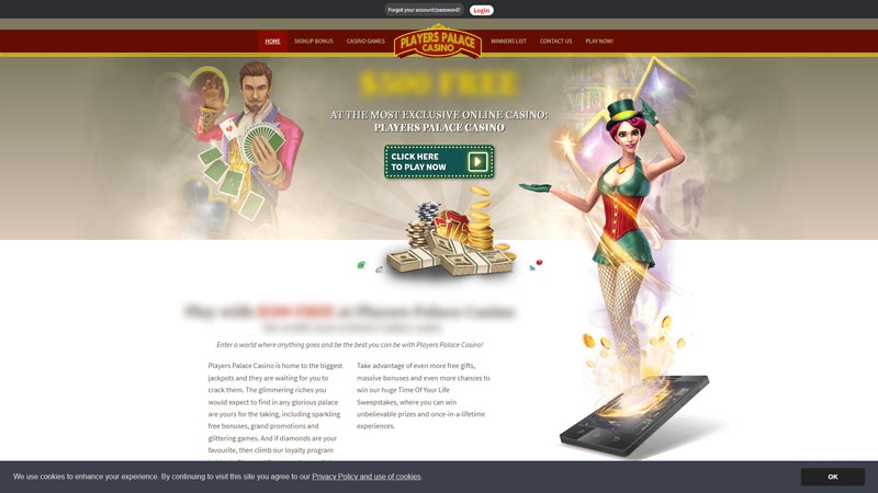 Thumbnail players-palace-casino lobby