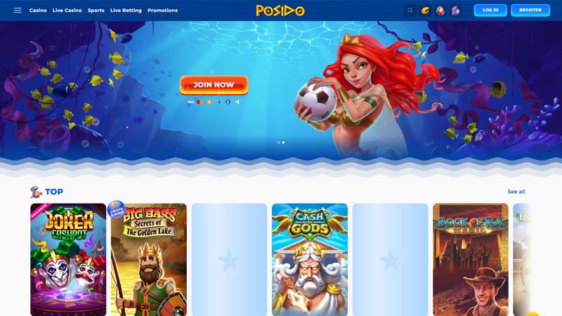 posido lobby screenshot