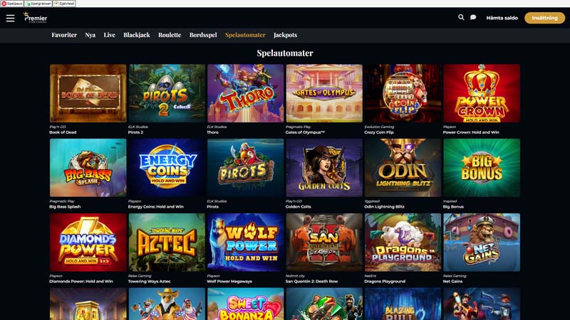 Thumbnail premier-live-casino slots