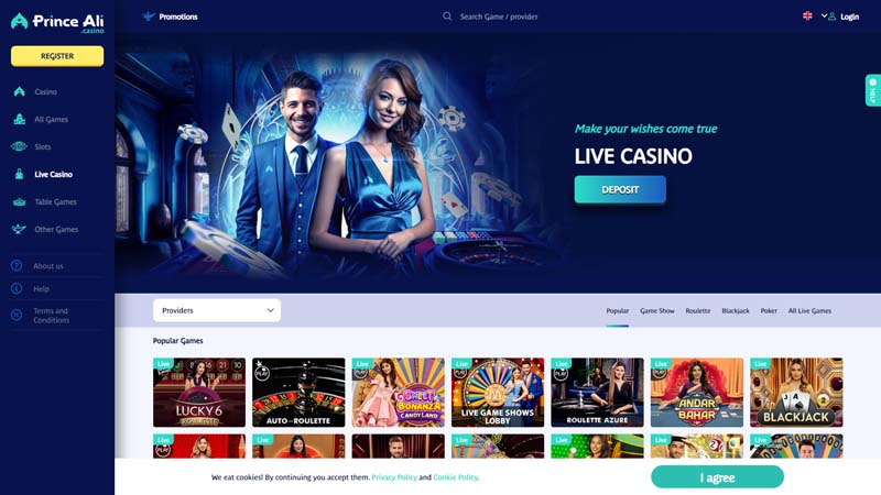 prince-ali live screenshot