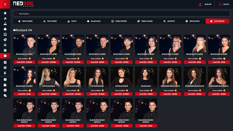 red-dog-casino live screenshot