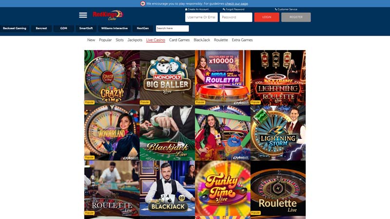 Thumbnail red-kings-casino live