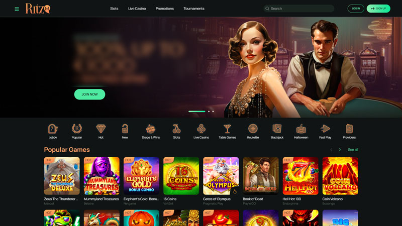 ritzo lobby screenshot