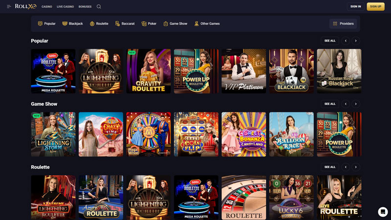 Thumbnail rollxo live