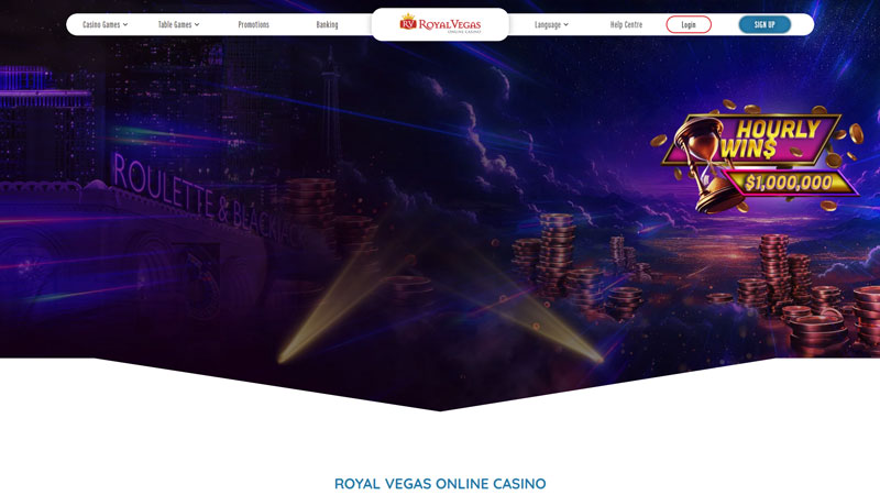 royal-vegas-casino lobby screenshot