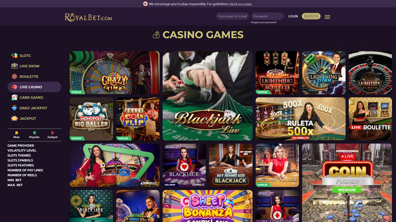 Thumbnail royalbet live