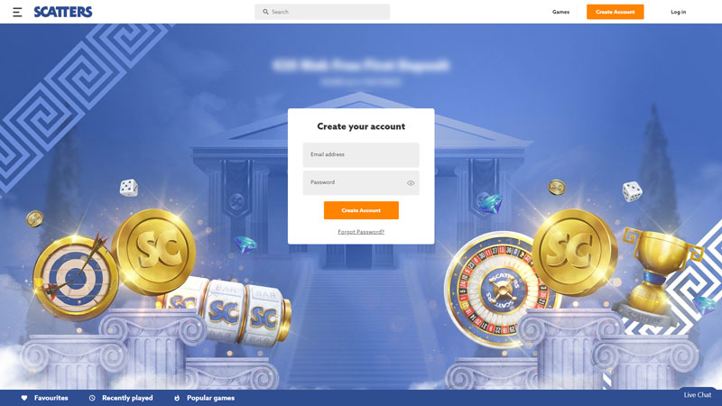 scatters lobby screenshot