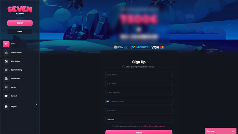 Thumbnail seven-casino lobby