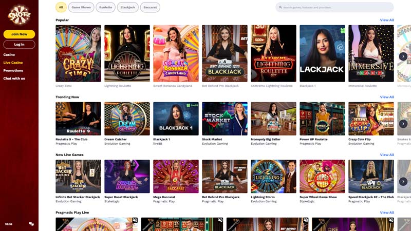 Thumbnail shotz live