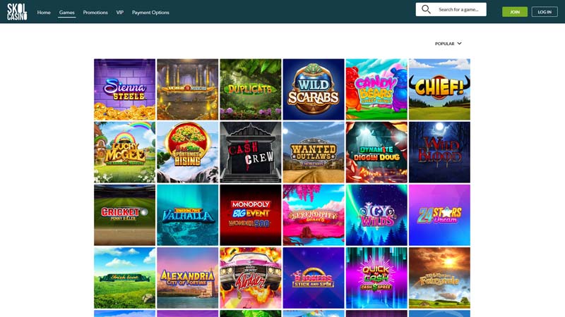 skol-casino slots screenshot