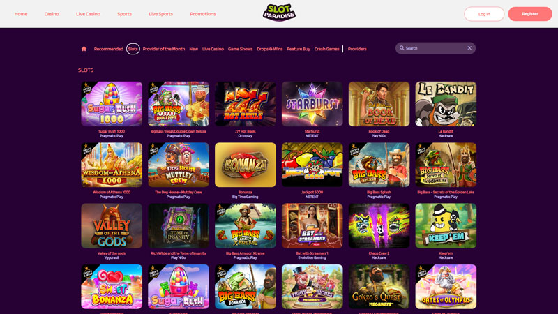 slotparadise slots screenshot