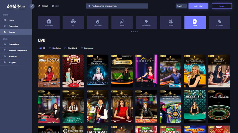 Thumbnail slotsite-com-casino live