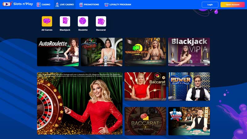 slotsnplay live screenshot